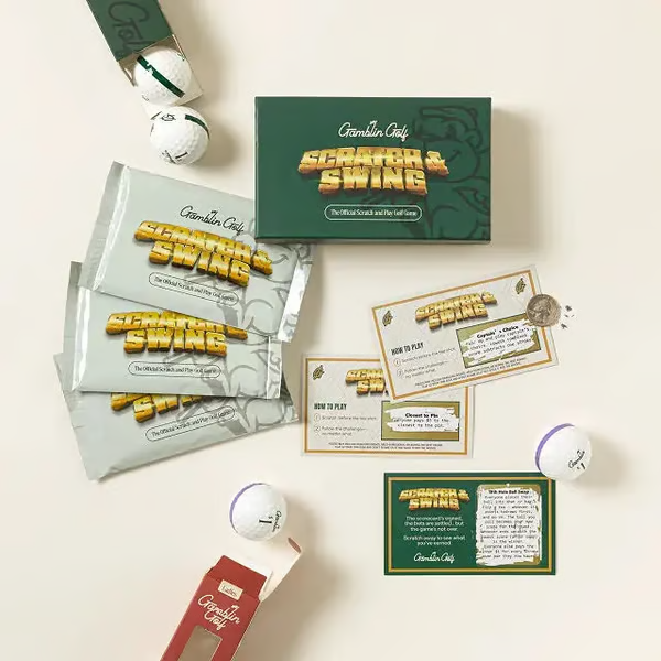 🏌️🎁 Scratch & Swing Scratch Off Golf Card Game (3-pack)