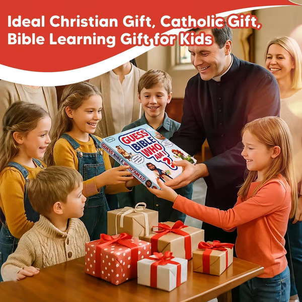 🔥LAST DAY 50% OFF✝️Guess Bible Who I Am Board Games for Kids