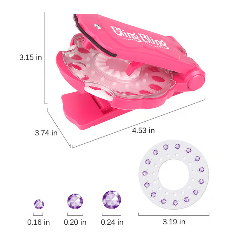 🏆 #1 Bestselling🏆Glitter Diamond Styling Tools Hair Gemstone Styling Set