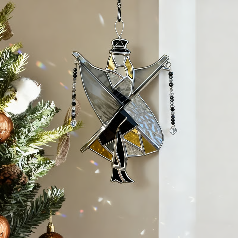🔥LAST DAY 49% OFF -💃🤘 Handmade Stained Glass Spinner