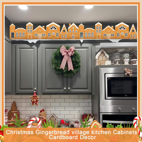 🔥LAST DAY 50% OFF- 🎄Christmas Gingerbread House Decorations with LED Lights💡