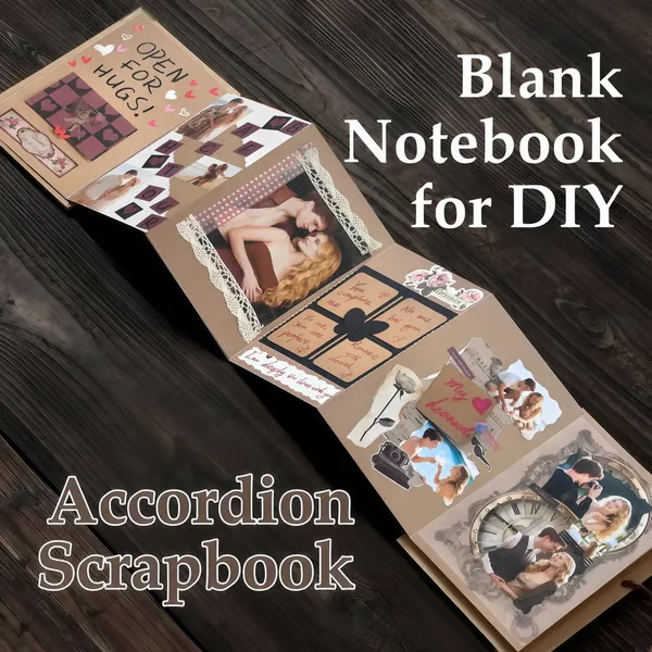 🔥Last Day 50% OFF-✨The Memory Keeper: 99+ Inch Accordion Scrapbook Album📚