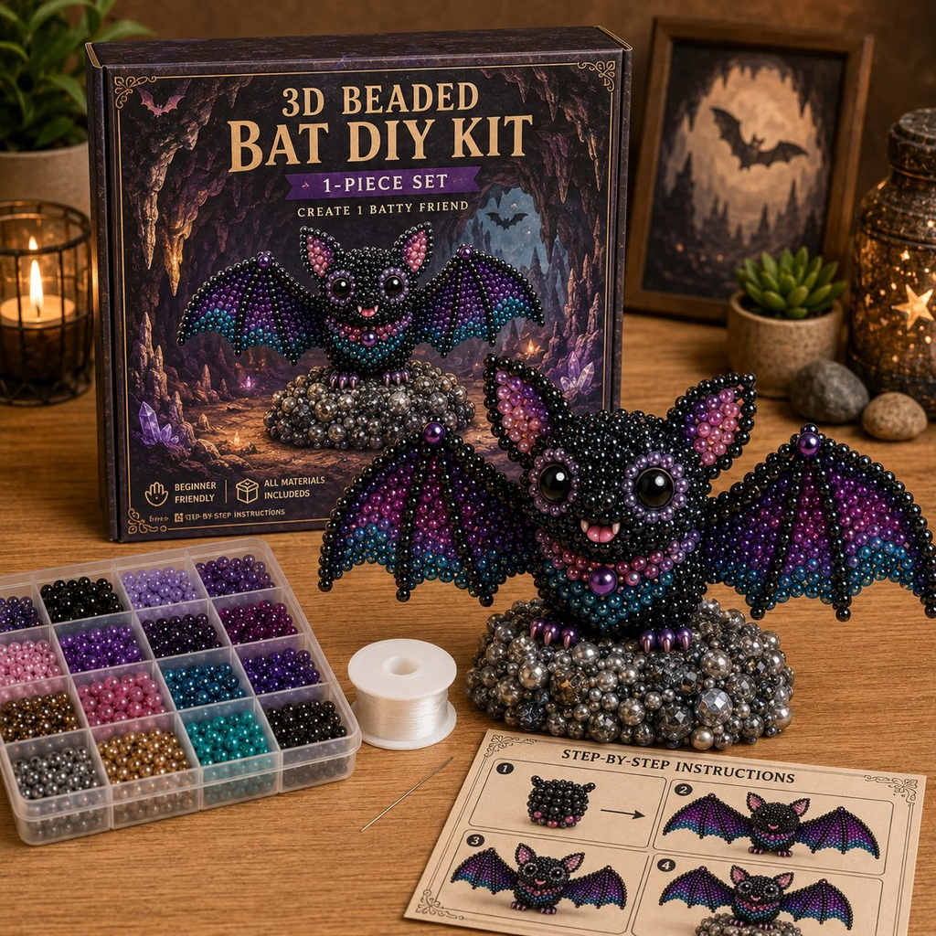 ✨Last Day 49% OFF✨-🧵✨ Tiny 3D Beaded Animal DIY Kit