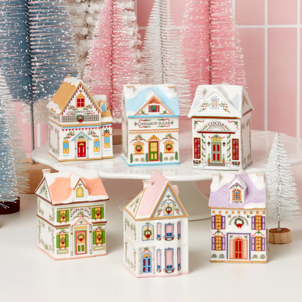 🎁LAST DAY 49% OFF-🎄✨Holiday Village Spice House Set (6PCS) — A Mini Christmas Wonderland for Your Kitchen!
