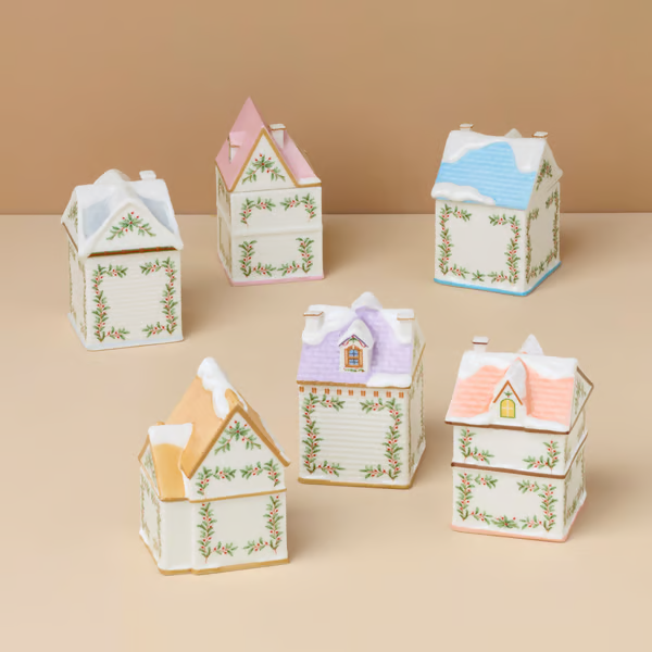 🎁LAST DAY 49% OFF-🎄✨Holiday Village Spice House Set (6PCS) — A Mini Christmas Wonderland for Your Kitchen!