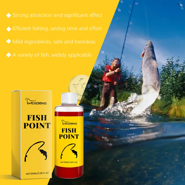 🎣 Concentrated Fish Attractant Liquid – 🐟Fast-Acting Red Worm Formula -8JX3