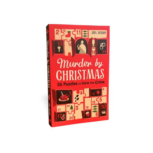LAST DAY 50% OFF--Murder by Christmas: 25 Puzzles to Solve the Crime