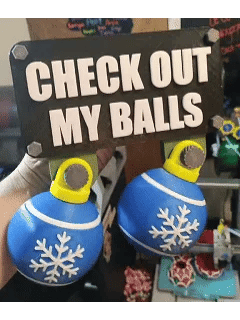 🔥Last Day 49% OFF - 🎄🚗Funny “Check Out My Balls” Christmas Hitch Cover Set