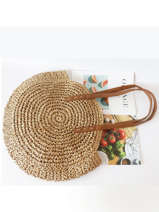 Boho Woven Tote Bag