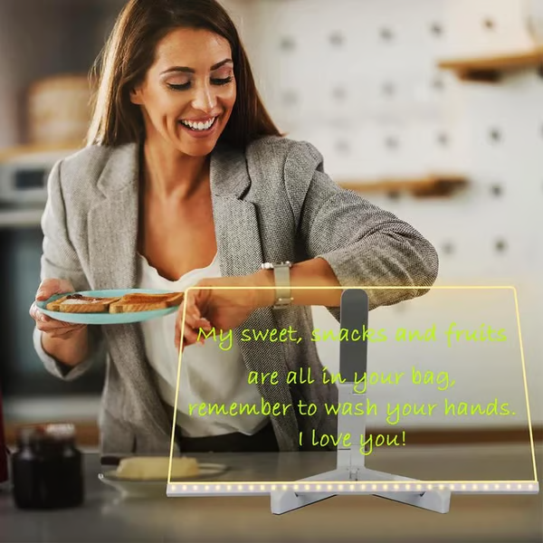 🌈🖌 Spark Creativity Instantly - 49% OFF - 🎁 Acrylic LED Message Board - For Vibrant, Endless Expression!