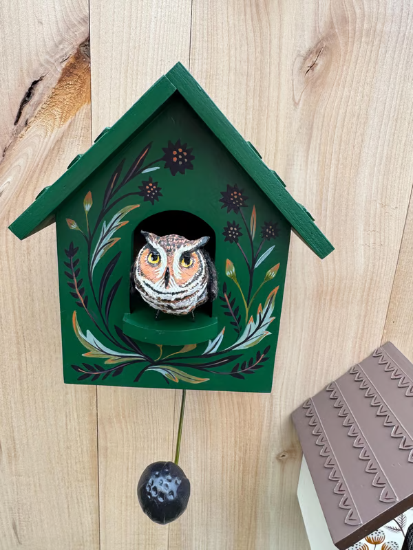 🔥LAST DAY 53% OFF🔥🦉Whimsical Kinetic Art Birdhouse Wall Decor