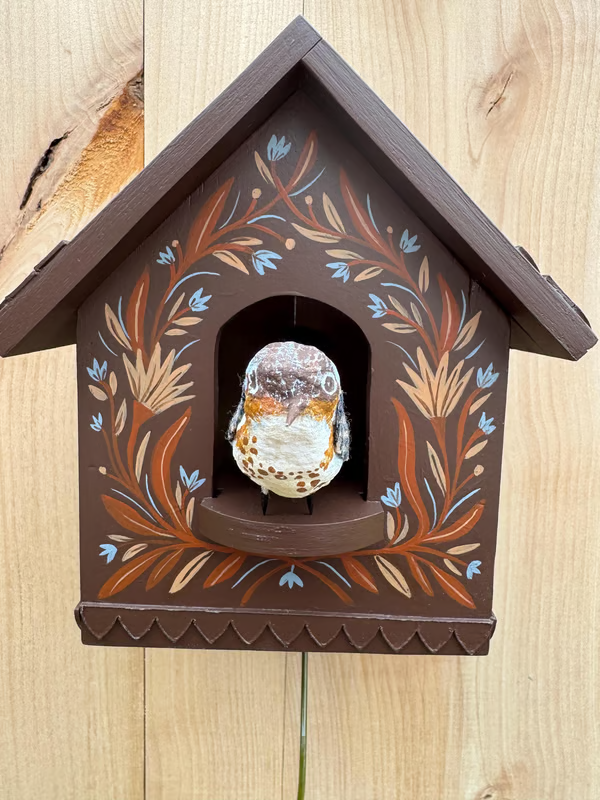 🔥LAST DAY 53% OFF🔥🦉Whimsical Kinetic Art Birdhouse Wall Decor