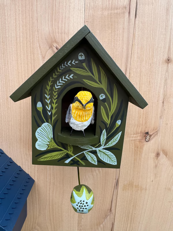 🔥LAST DAY 53% OFF🔥🦉Whimsical Kinetic Art Birdhouse Wall Decor