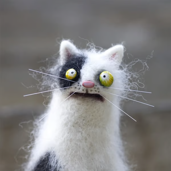 🔥Limited Edition, Only 100 Sets Left! - 🎄✨Wool Felt Familiars – Quirky Handmade Companions