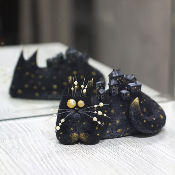 🔥Limited Edition, Only 100 Sets Left! - 🎄✨Wool Felt Familiars – Quirky Handmade Companions