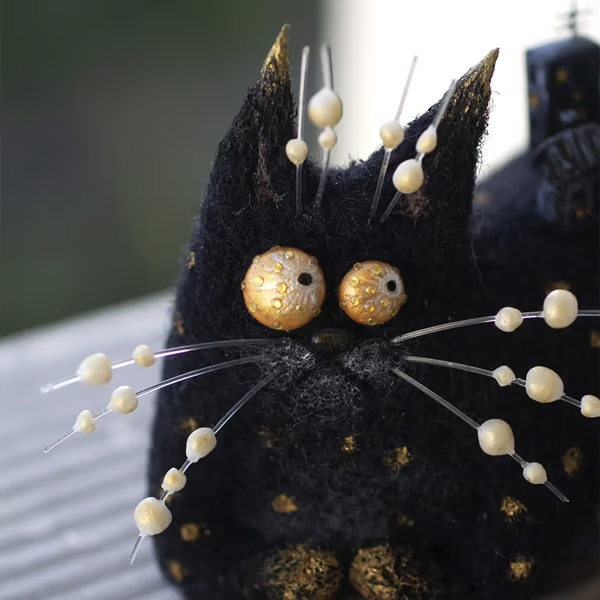 🔥Limited Edition, Only 100 Sets Left! - 🎄✨Wool Felt Familiars – Quirky Handmade Companions