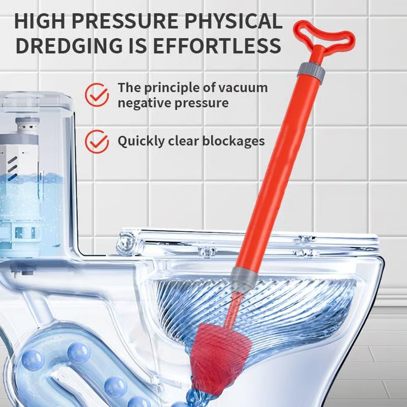 🔥 Hot Sale Discount 53% Off 🧼All-Purpose Toilet Unclogging Tool