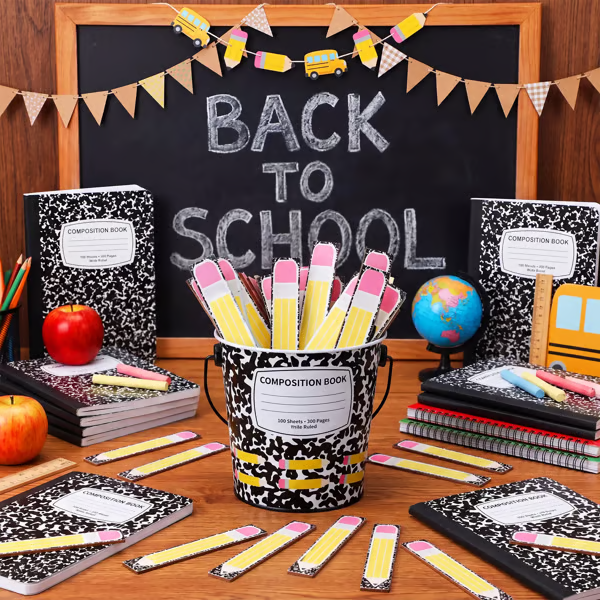 👩‍🏫121/101 Pcs Back to School Teacher Gift Flip Name Sticks Set with Storage Cup,Student Name Sticks with Metal Buckets & Stickers – Classroom Management & Student Grouping Tool for Teachers
