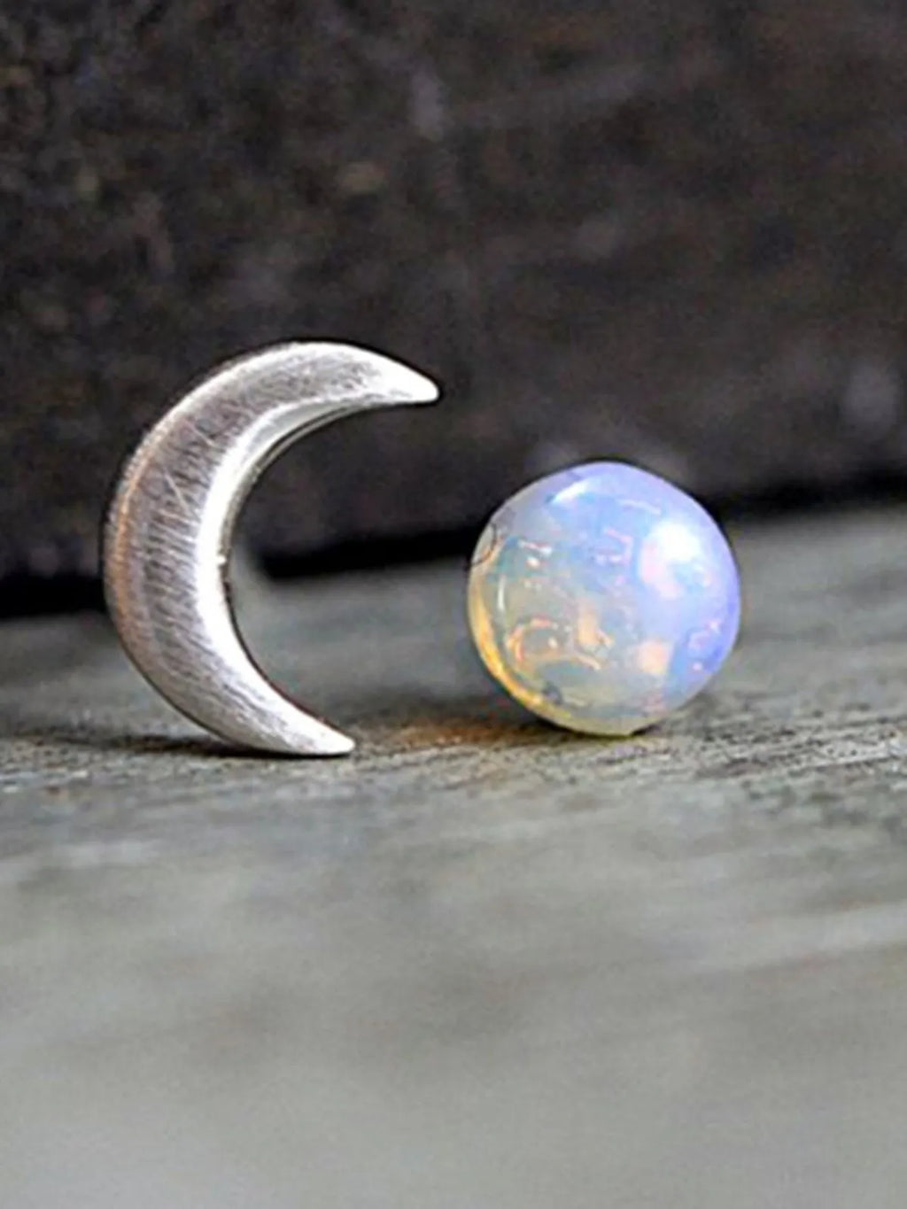Moon Sun Star Stud Earrings