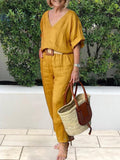 Women's Casual Loose Top And Pants Set