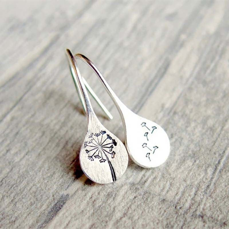 Vintage Flower  Dandelion Earrings