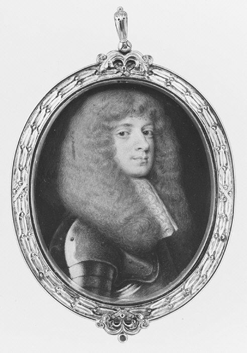 Portrait of a Man, Said to Be John Cecil 16281678, Fourth Earl of Exeter by Richard Gibson - Classic Art canvas print