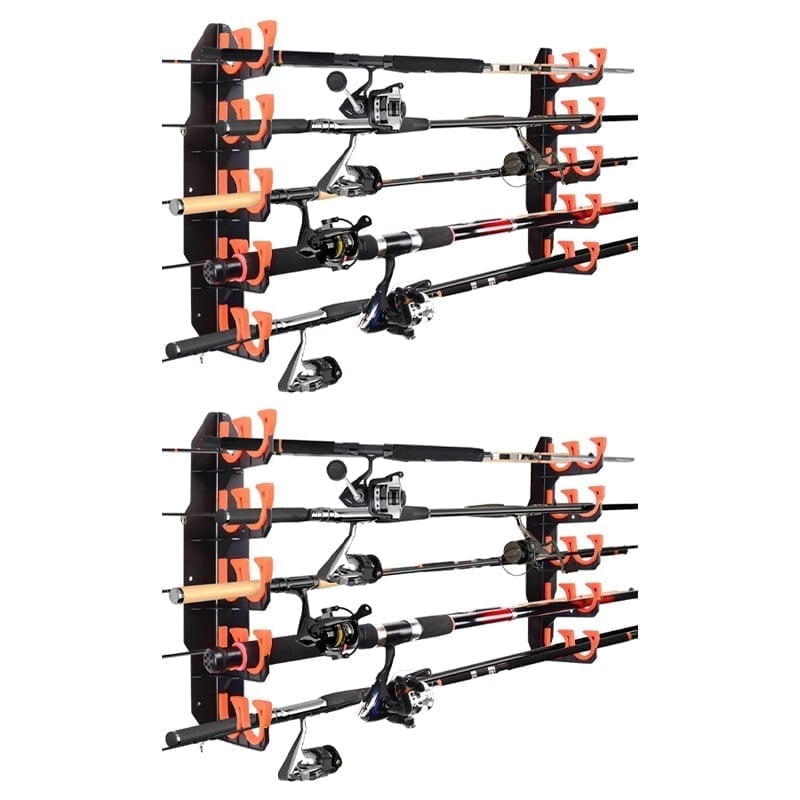 Wall & Ceiling Mounted Fishing Rod Rack – Space-Saving Storage for Rods & Combos 🎣🔩
