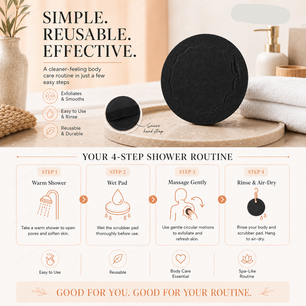🥳2026 HOT SALE💞50K+ SOLD!🌸 50% OFF! Scrub Bath Pads – Gently exfoliate, unclog pores, reveal brighter skin. Durable rubber, easy to rinse. A little scrub goes a long way! ✨🛀