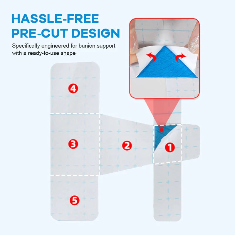 👣Pre-cut Bunion Corrector Kinesiology Tape