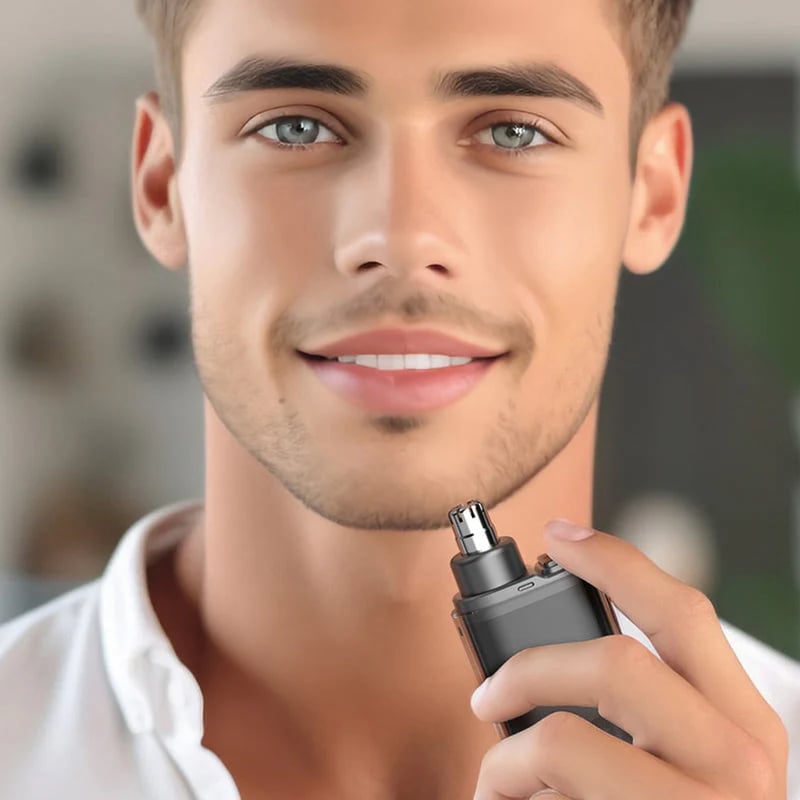 👃 Smart Electric Nose Hair Trimmer |  Painless Grooming & Waterproof Design | Perfect Personal Care Gift 🎄✨
