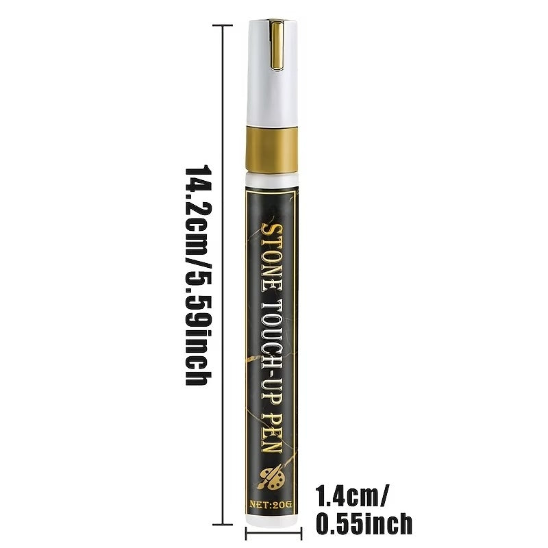 🔥HOT SALE 🐦Golden Tombstone Marker Pen for Restoring Faded Grave Inscriptions