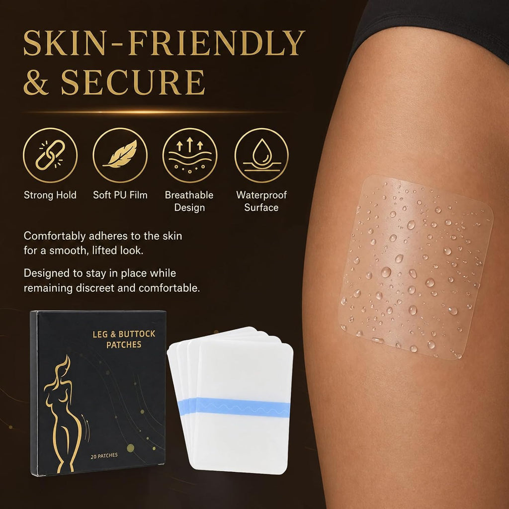 2026 New Lift Patches for Butt & Legs Abdomen Arms Invisible Legs Lift Tape Sweatproof Skin Lifting Patches for Firming & Smoothing Saggy Skin Waterproof Body for Women 20 Pcs