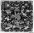 Rank Badge with Quail by  - Classic Art canvas print