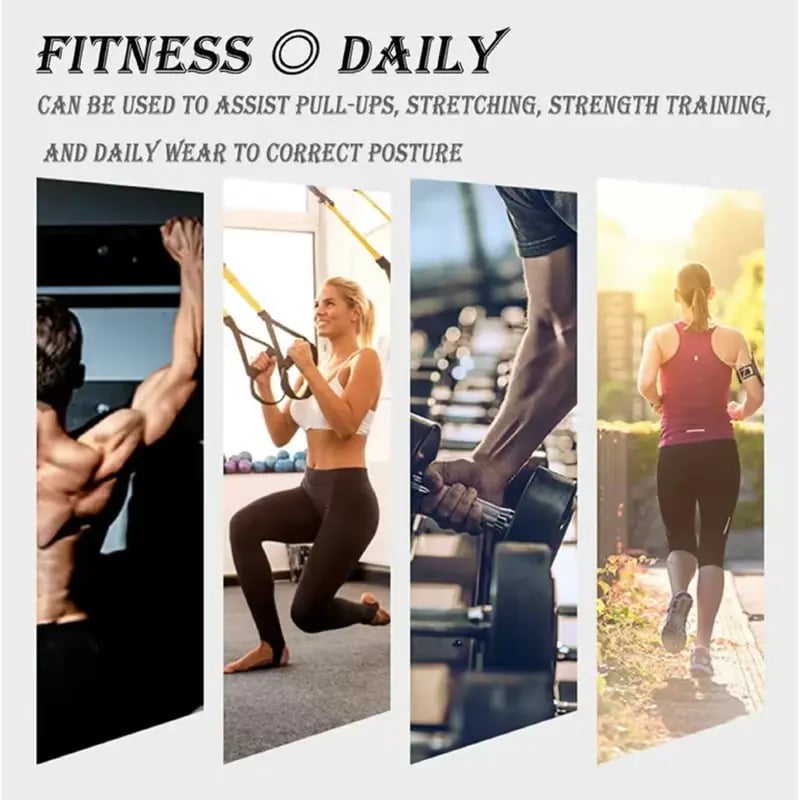 🔥 Fitness Posture Corrector Training Straps