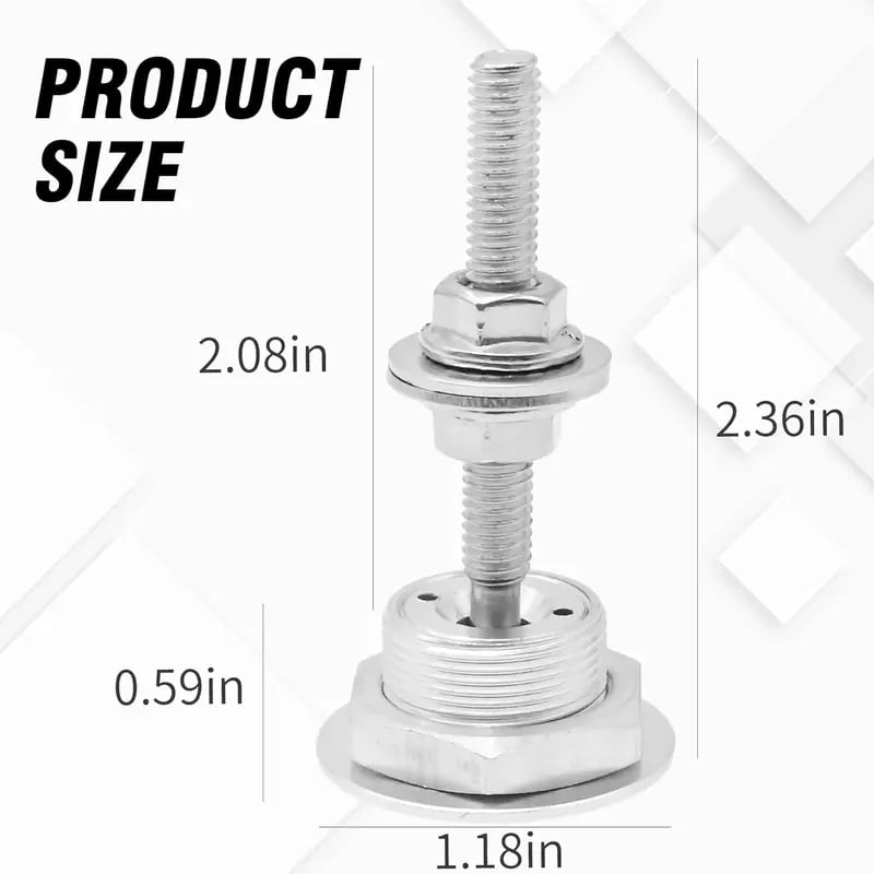 🔒 4Pcs Universal Aluminum Quick-Release Lock Latches – Secure & Easy Access! ⚡