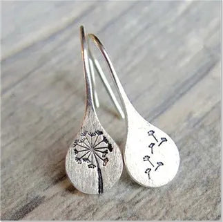 Vintage Flower  Dandelion Earrings