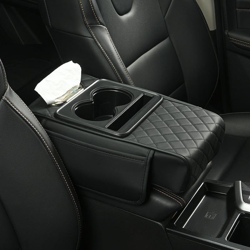 🔥Limited Time 50% Off✨Multifunctional PU Leather Car Armrest Box Mat