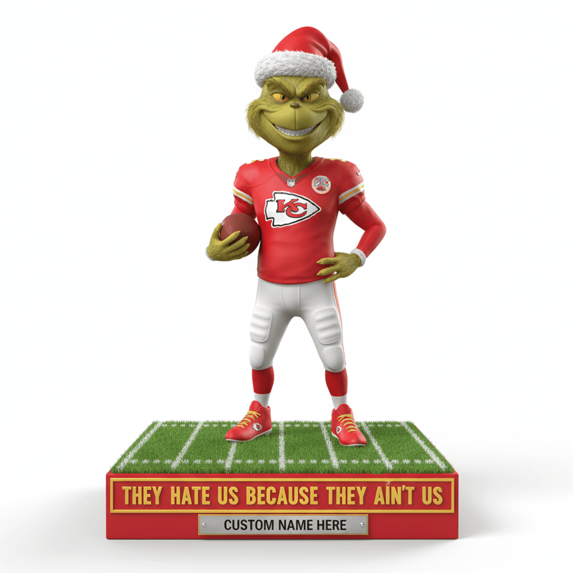 The Grinch x NFL teams – Christmas Acrylic Art Block