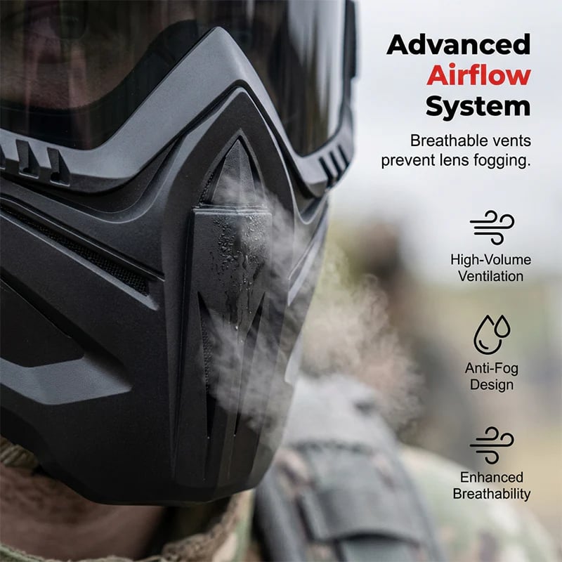 🔥LIMITED-TIME 46% OFF - Detachable Full Face Goggle Mask