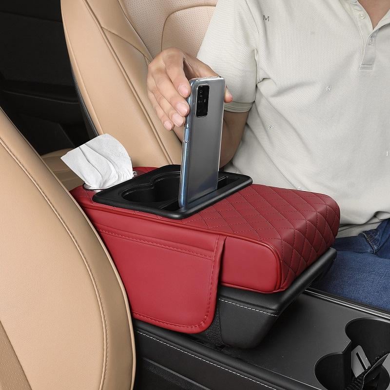 🔥Limited Time 50% Off✨Multifunctional PU Leather Car Armrest Box Mat