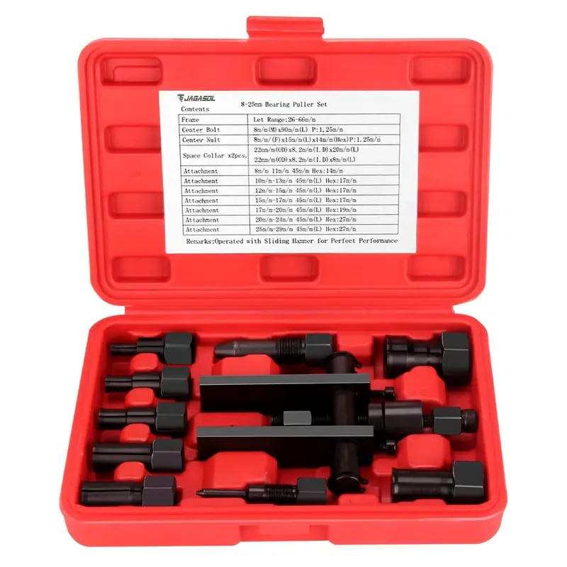 ⚒️ 10Pcs Heavy Duty Blind Hole Bearing Puller Tool Set