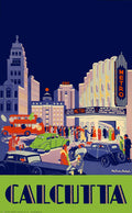 Calcutta by PrintCollection - Oil Painting canvas print