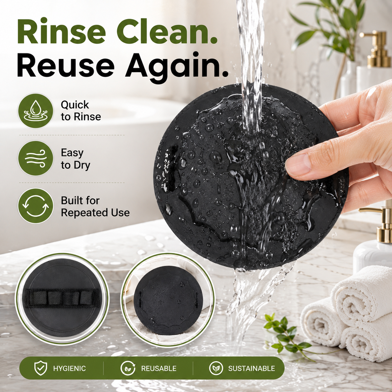 🧤 Exfoliating Gloves – Instantly Remove Dead Skin