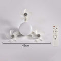 2‑in‑1 Silent LED Fan with Remote Control