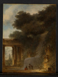 The Cascade by Jean Honoré Fragonard - Classic Art canvas print