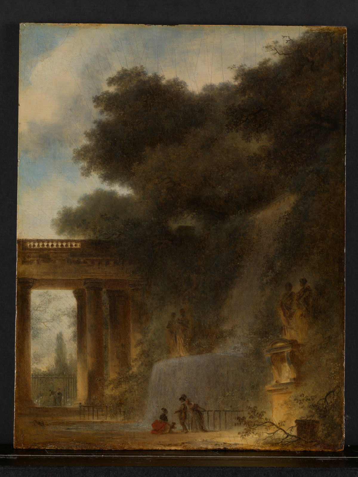The Cascade by Jean Honoré Fragonard - Classic Art canvas print