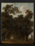 A Shaded Avenue by Jean Honoré Fragonard - Classic Art canvas print