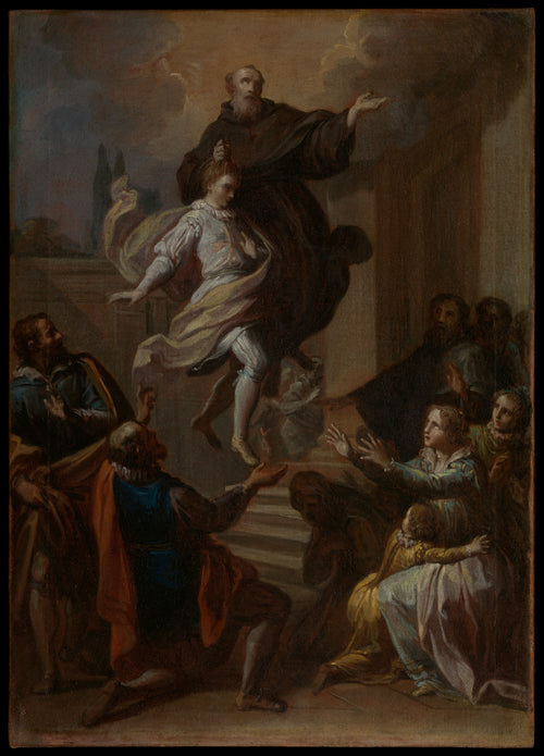 A Miracle of Saint Joseph of Cupertino 16031663 by Placido Costanzi - Oil Painting canvas print