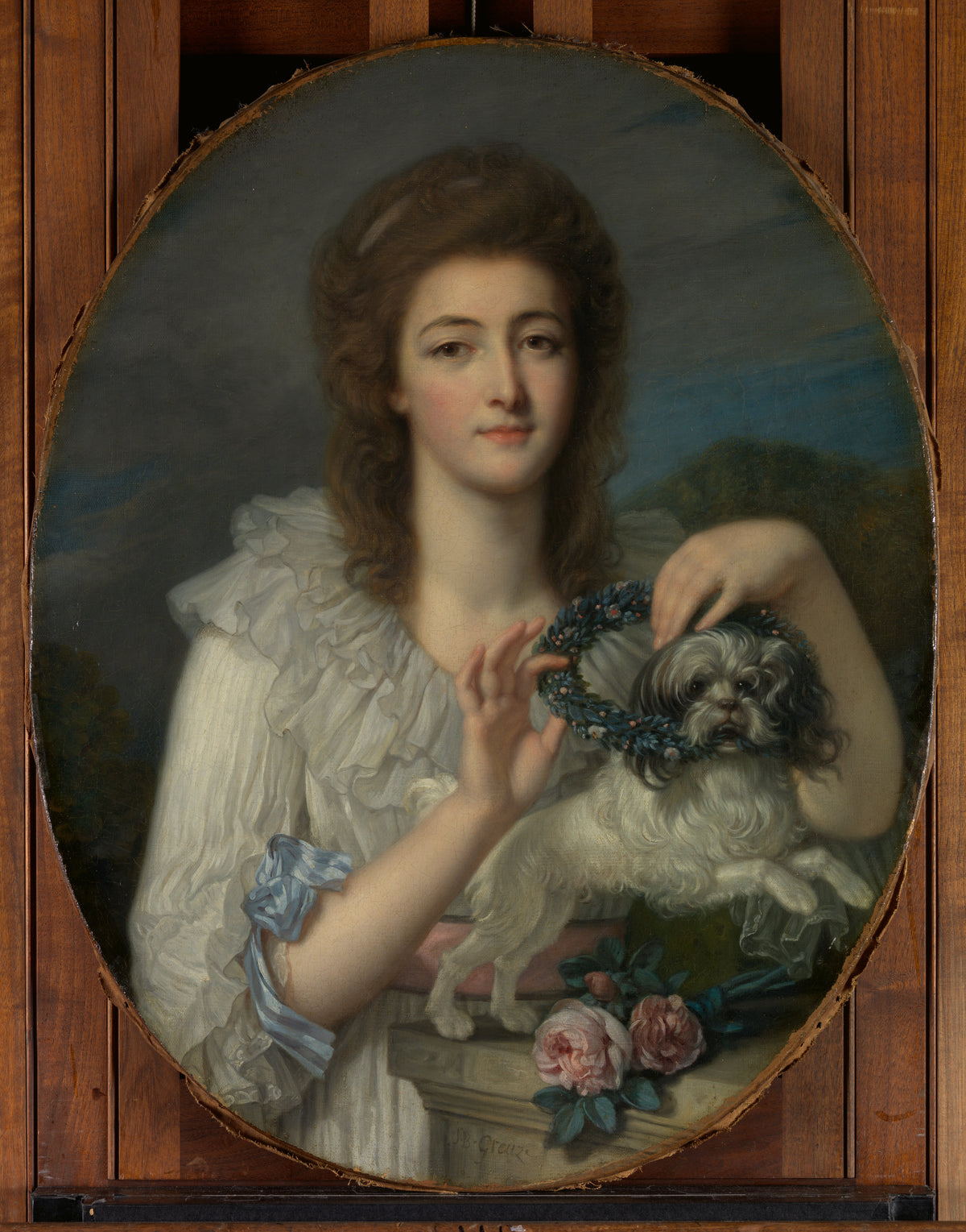 Princess Varvara Nikolaevna Gagarina 17621802 by Jean-Baptiste Greuze - Oil Painting canvas print