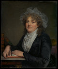 Madame Jean-Baptiste Nicolet Anne Antoinette Desmoulins, 17431817 by Jean-Baptiste Greuze - Classic Art canvas print
